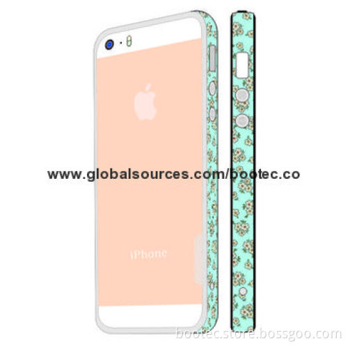 Soft TPU Bumpers for iPhone 5S, Colorful Flowers